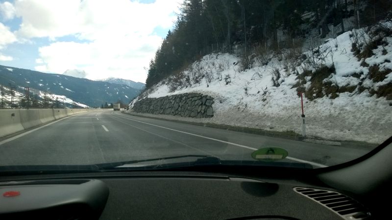 Schnee auf dem Brenner