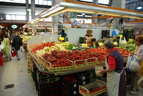 Markthalle Rimini Gemüse